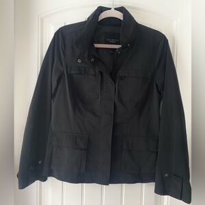 Talbots Black Utility Jacket with Front Pockets - Women